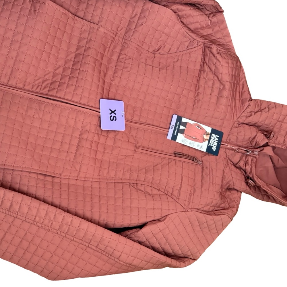 Lands' End Women's Quilted Jacket
Color Red Canyon Size XS - Picture 3 of 5